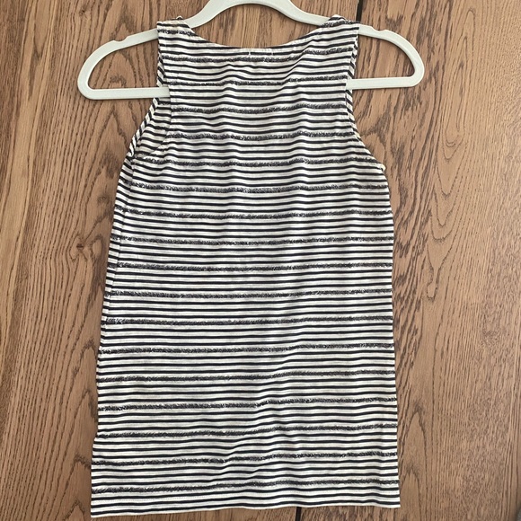 J. Crew navy/white stripe sequin tank - XXS - Picture 7 of 8